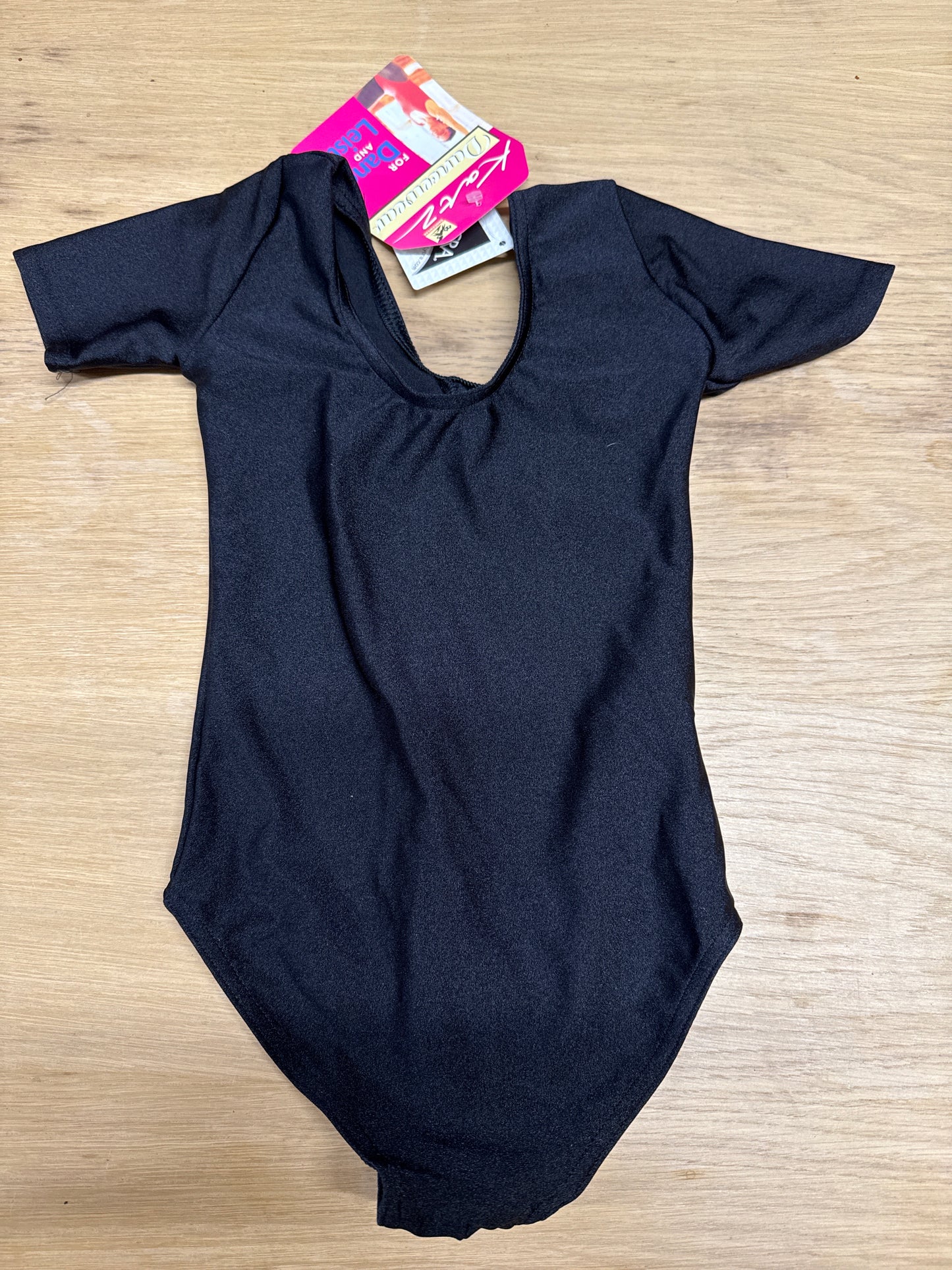 Black Dance gymnastics leotard age 4-5 Ref 14