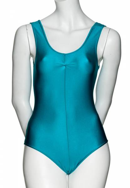 KDC006 Women's All Colours Nylon Lycra Sleeveless Ruched Dance Gymnastics Leotard