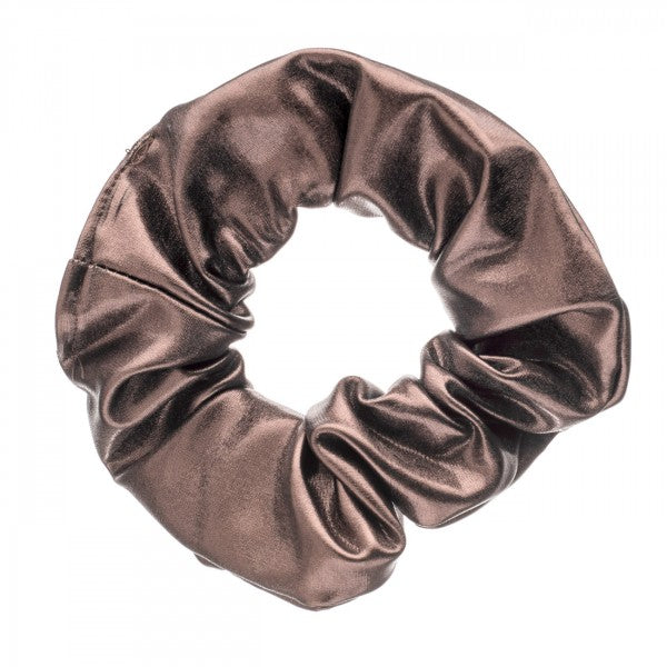 Shiny Metallic Ballet Dance Gymnastics Hair Scrunchie All Colours