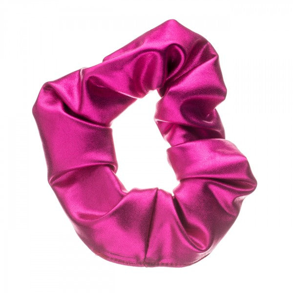 Shiny Metallic Ballet Dance Gymnastics Hair Scrunchie All Colours