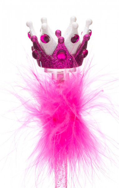 Pink Tiara Crown Fluffy Pen PN-3471
