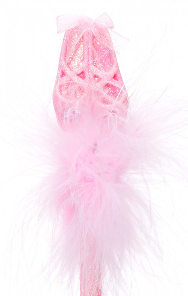Pink Ballet Shoes Fluffy Pen PN-3637