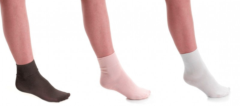 Pink Ankle Dance Ballet Tap Socks