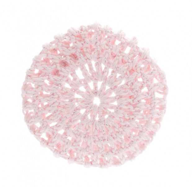 Girls Ladies Pink, White Or Black Sparkly Ballet Dance Bun Nets