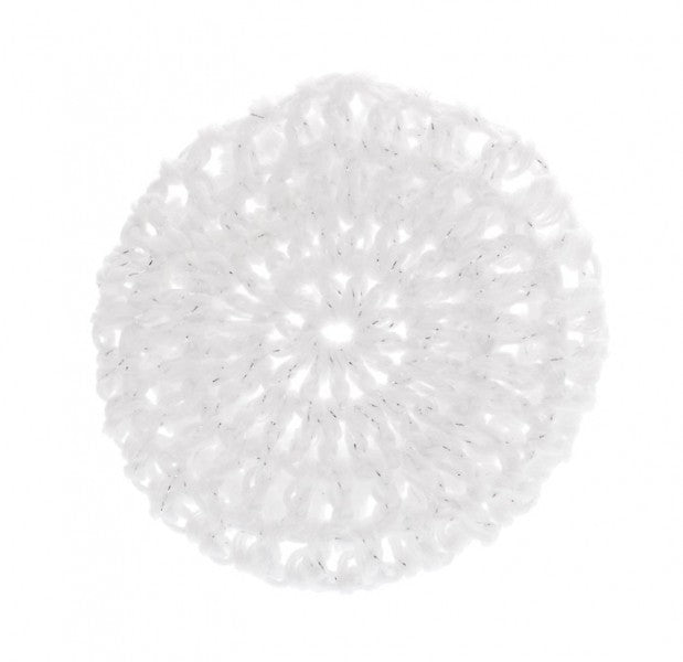 Girls Ladies Pink, White Or Black Sparkly Ballet Dance Bun Nets