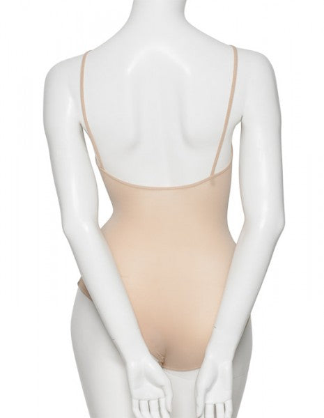 Girls Ladies Nude Seamless Dance Ballet Body Stocking Camisole Undergarment One Size