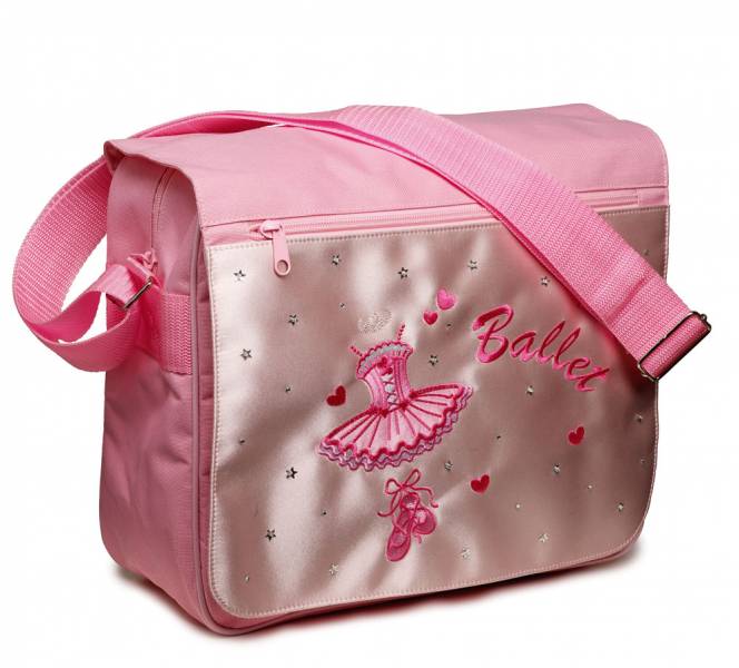 Pink Satin Ballerina Satchel Bag SB-8698