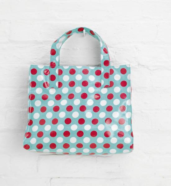 Green Spotty Shopping Bag PP5G