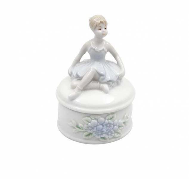 Small China Ballet Trinket Box KDFIG-27