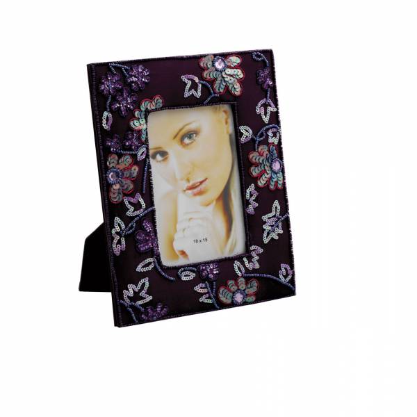 Purple Sequin Photo Frame DE-PU2