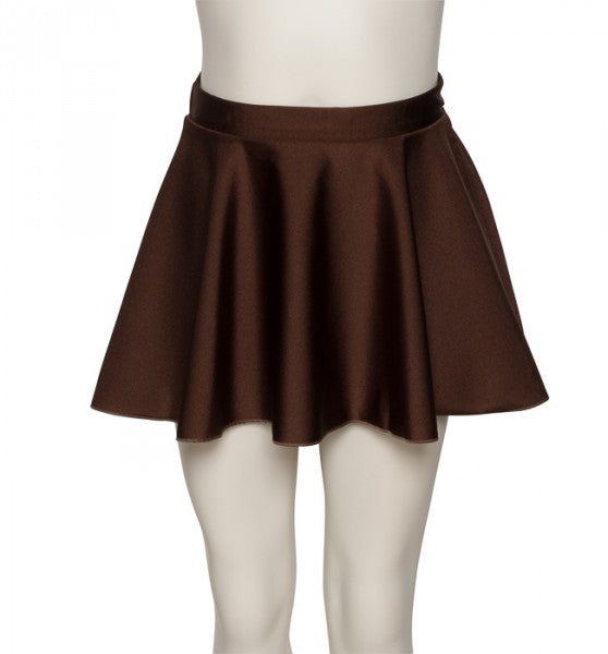 KDSK01 Girls All Colours Nylon Lycra Pull On Circular Dance Skirt