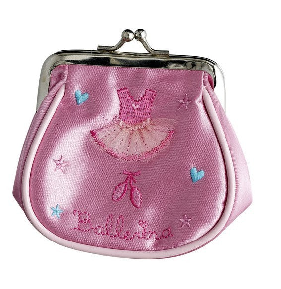 Pink Satin Ballerina Coin Purse KL-7532