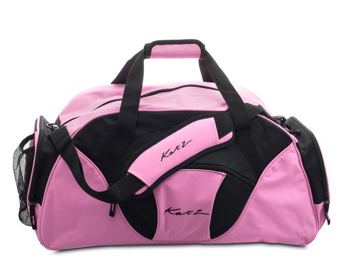 Girls Ladies Large Black And Pink Dance Ballet Tap Kit Holdall Sports Bag KB81