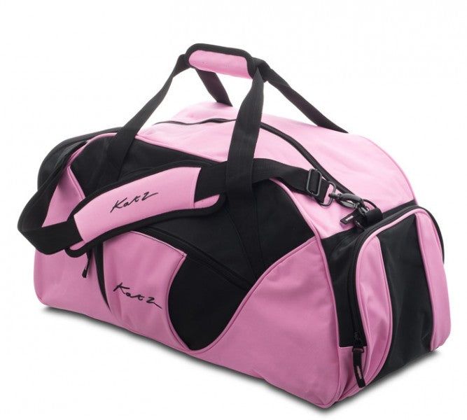 Girls Ladies Large Black And Pink Dance Ballet Tap Kit Holdall Sports Bag KB81