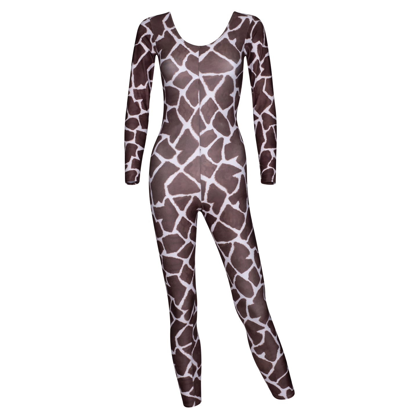 KDC012 All Colours ANIMAL PRINT Women's Girls Lycra Long Sleeve Stirrup Catsuit Unitard