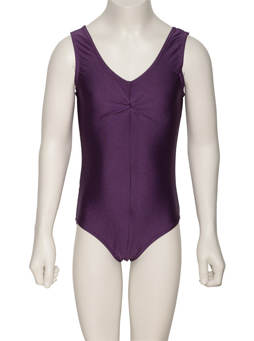 KDC006 Girls All Colours Nylon Lycra Sleeveless Ruched Dance Gymnastics Leotard