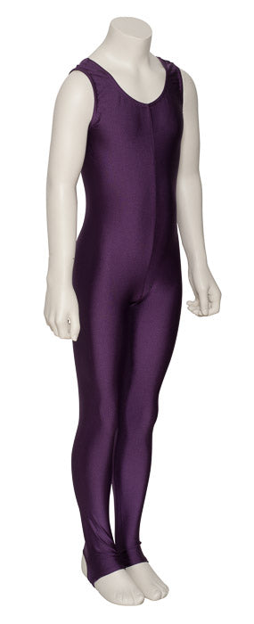 KDC011 Girls All Colours Lycra Sleeveless Dance Catsuit With Stirrups