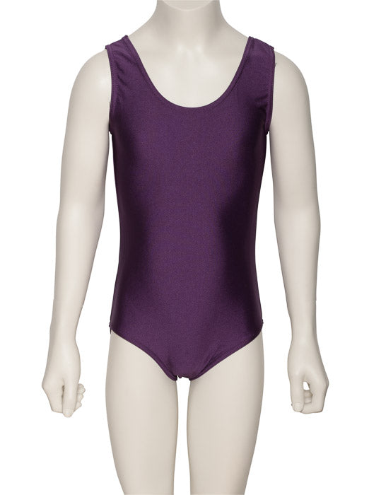 KDC026 Girls All Colours Nylon Lycra Sleeveless Plain Dance Gymnastics Leotard