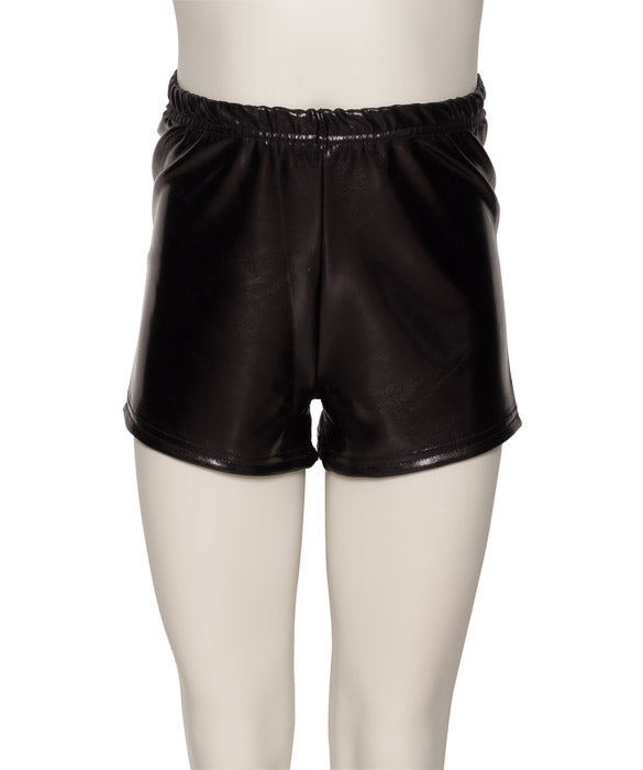 KHPM-5 Girls All Colours of Shiny METALLIC Dance Gymnastics Running Shorts Hot Pants