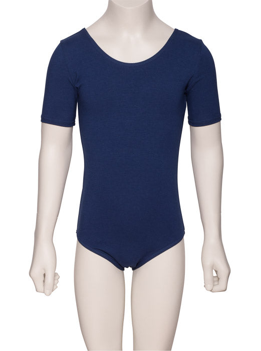 KDC037 Girls All Colours Cotton Short Sleeve Ballet Dance Leotard