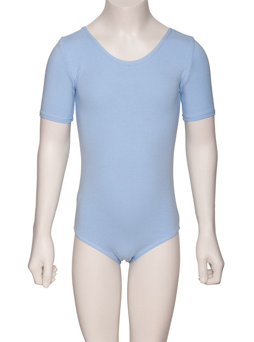 KDC037 Girls All Colours Cotton Short Sleeve Ballet Dance Leotard