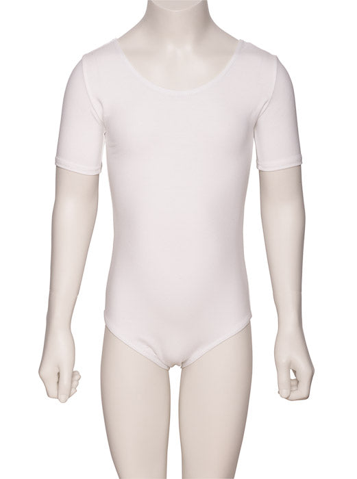 KDC037 Girls All Colours Cotton Short Sleeve Ballet Dance Leotard