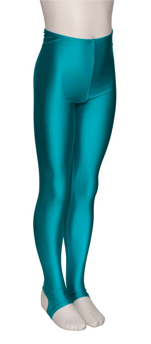 KDT001 Girls All Colours Shiny Nylon Lycra Dance Tights Leggings With Stirrups