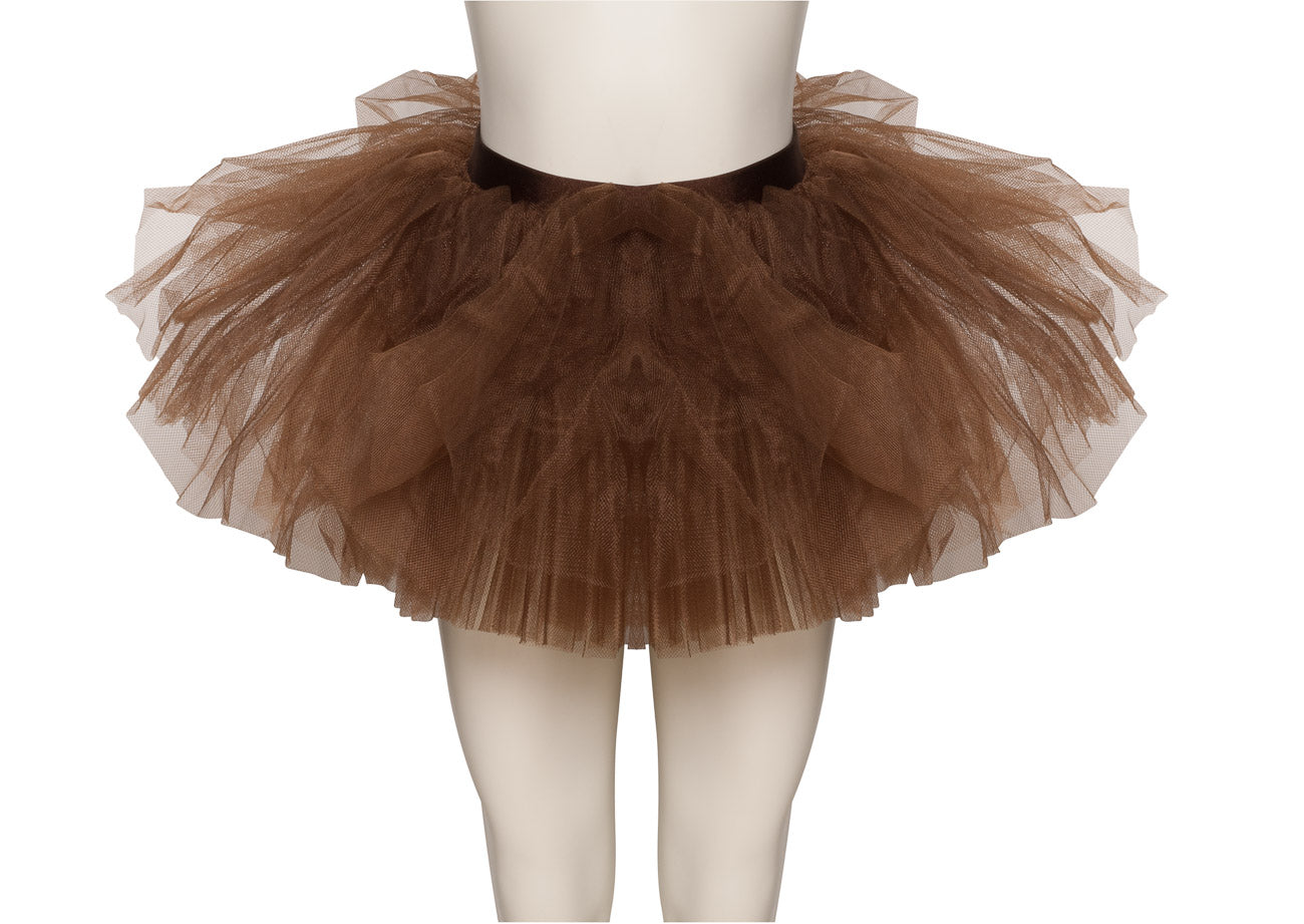 Chocolate Brown Premium Plain Dance Ballet Tutu Skirt All Sizes