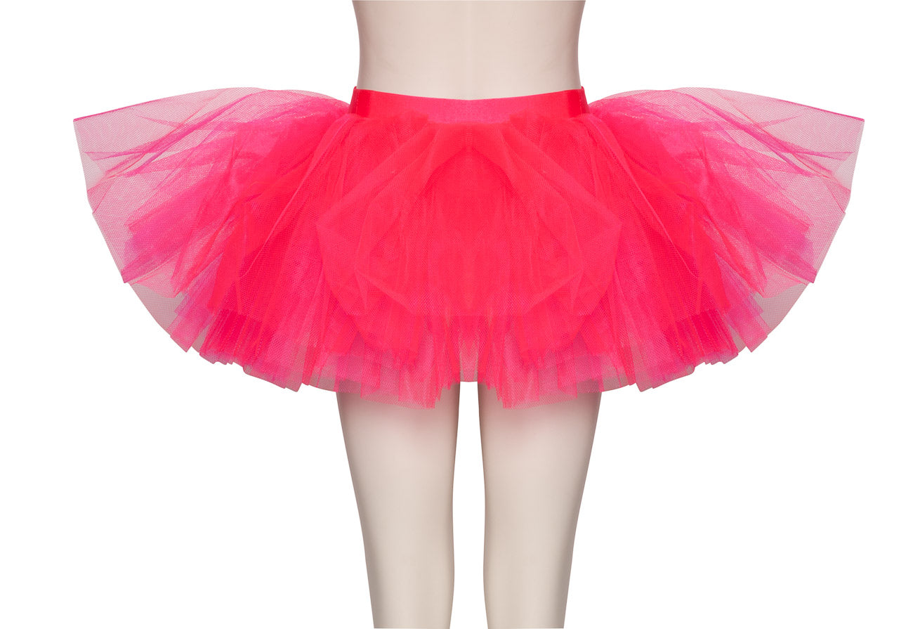 Coral Premium Plain Dance Ballet Tutu Skirt All Sizes