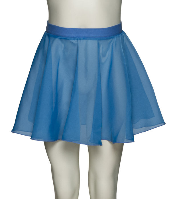 ISTD-3 Girls Chiffon Dance Ballet Skirt Sky Blue Or Plum