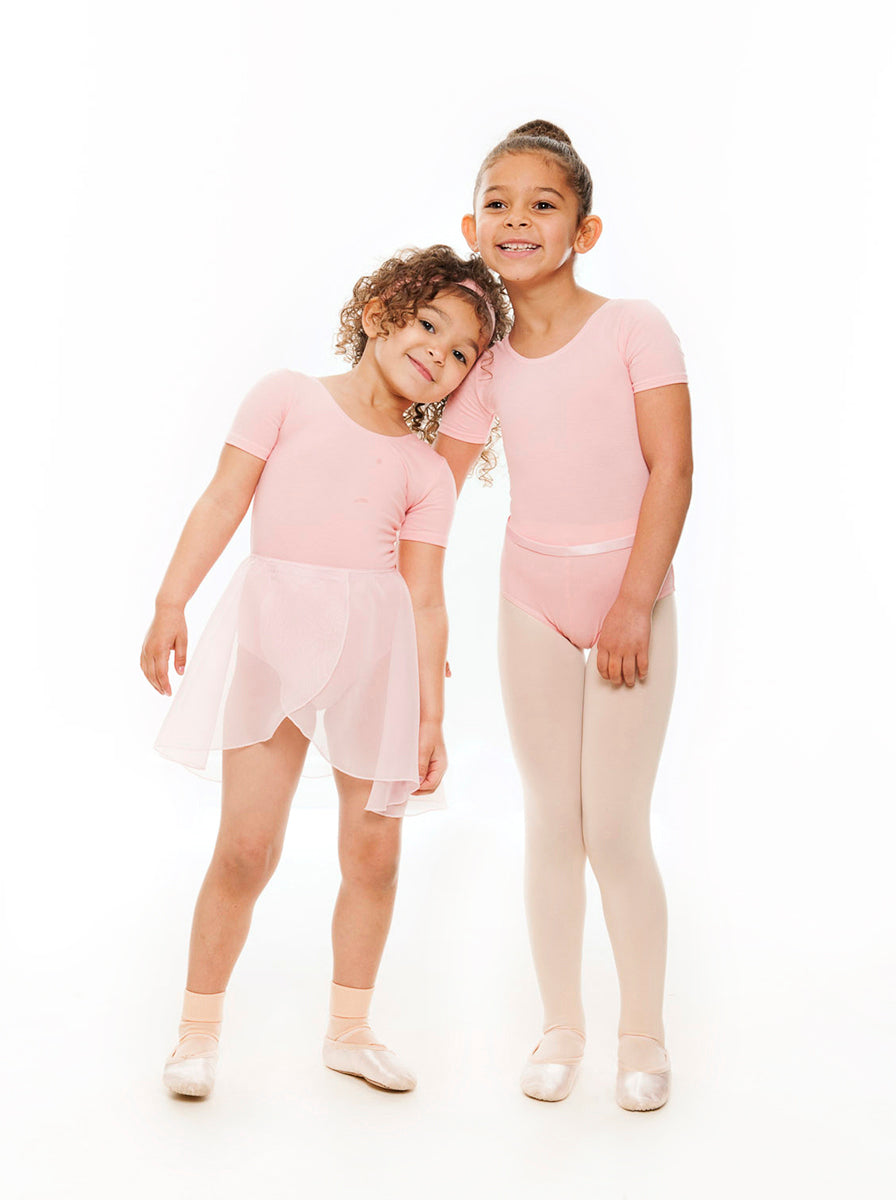 Pink Leather Full Sole Ballet Shoes