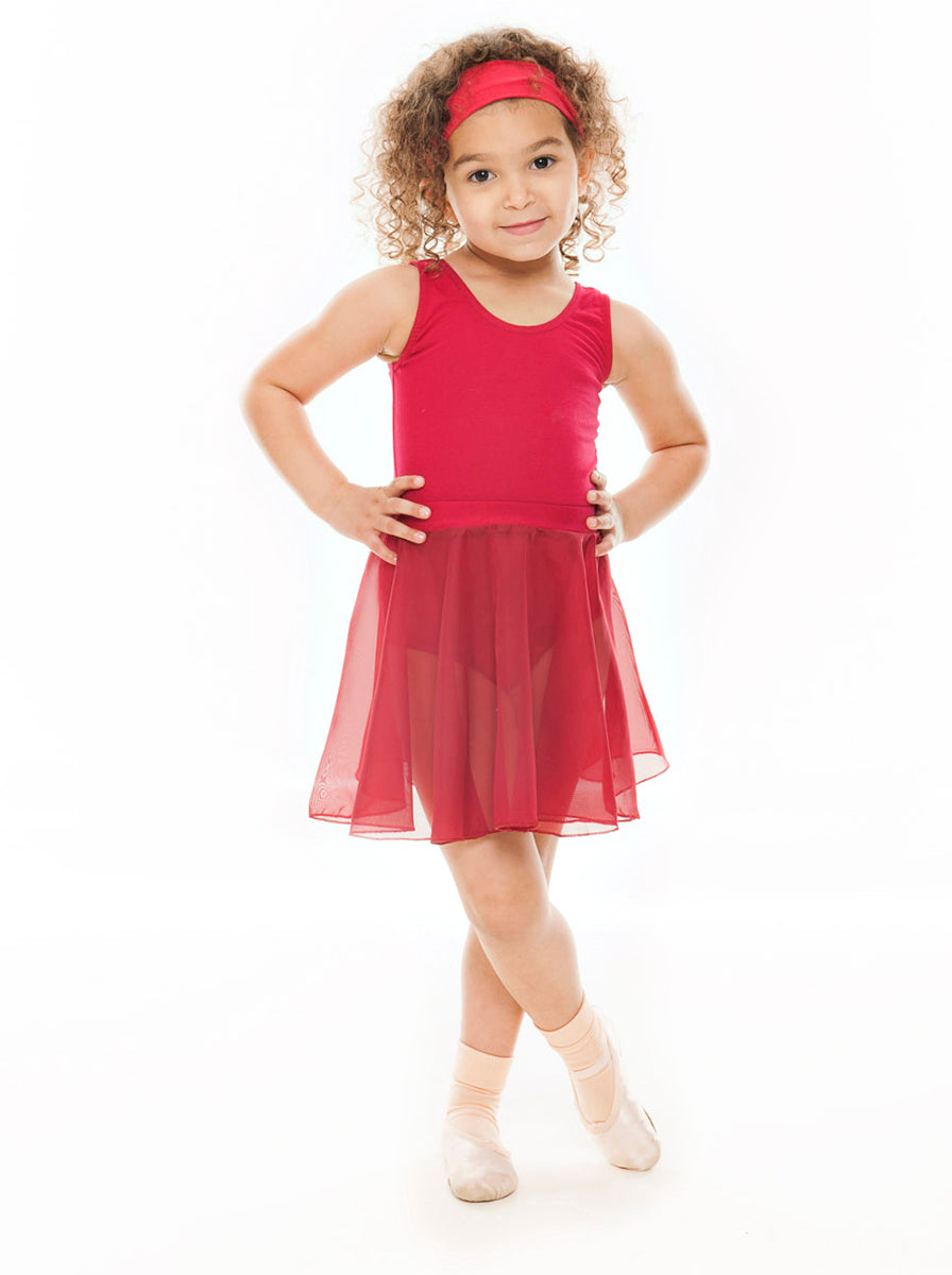 ISTD-3 Girls Chiffon Dance Ballet Skirt Sky Blue Or Plum