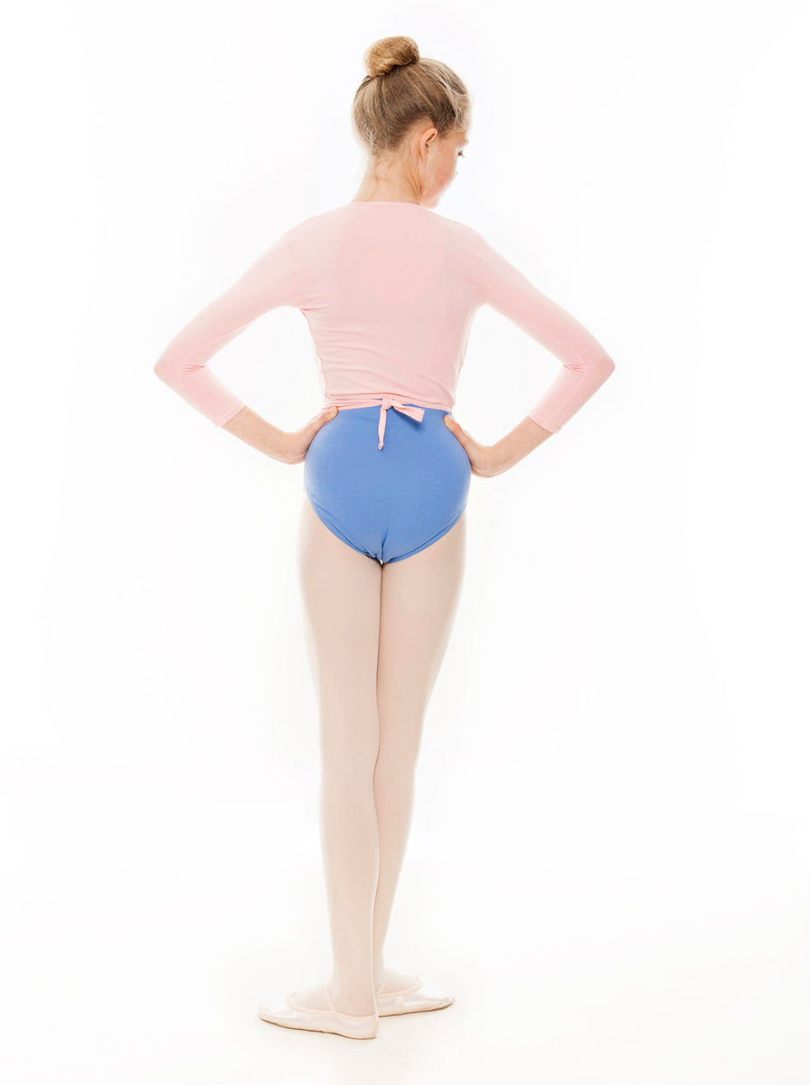Girls RAD ISTD All Colours Cotton Lycra Tie Ballet Wrap Crossover