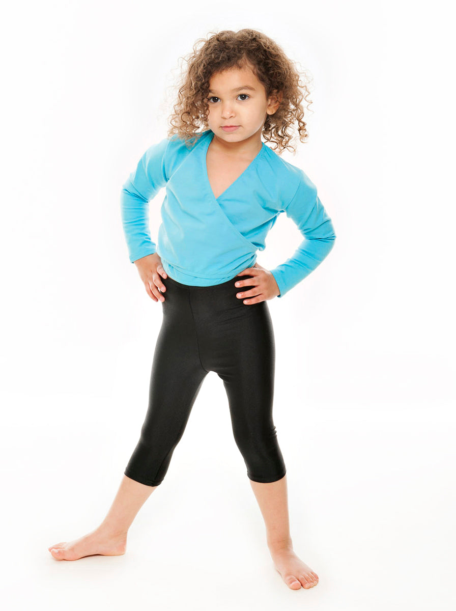 Girls RAD ISTD All Colours Cotton Lycra Tie Ballet Wrap Crossover