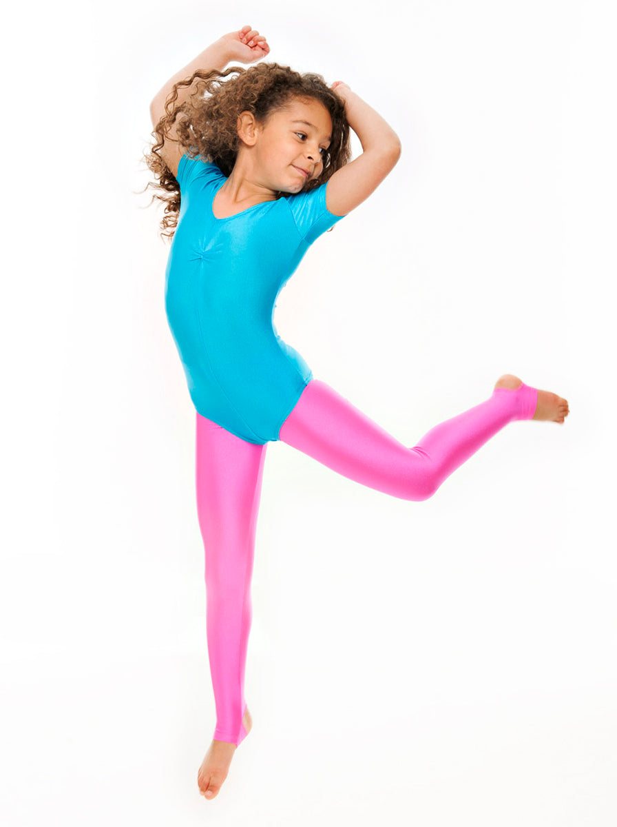KDC029 All Colours SPARKLY HOLOGRAM Women's Girls Lycra Long Sleeve Dance Leotard