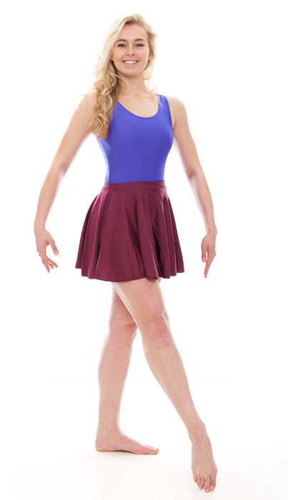 KDSKC03 Women's All Colours Cotton Pull On Circular Dance Skirt