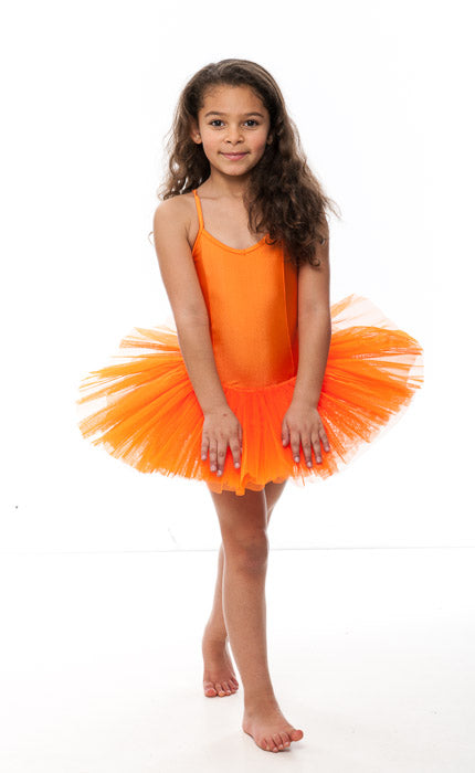 Orange Premium Plain Dance Ballet Tutu All Sizes