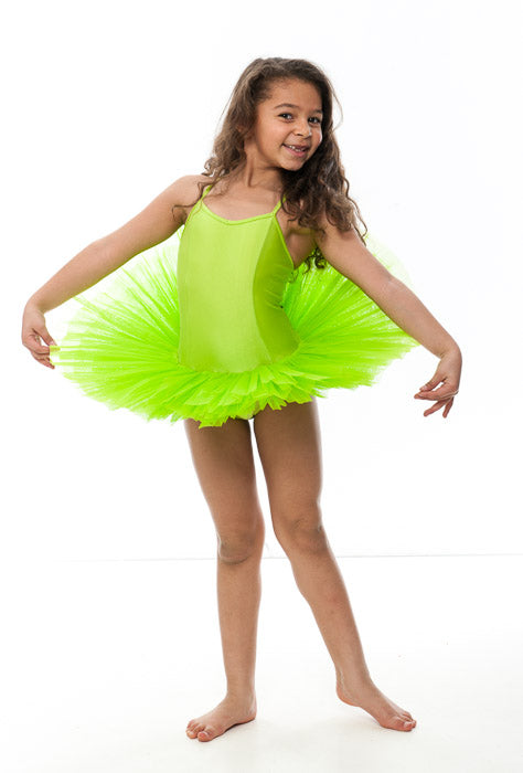 Lime Green Premium Plain Dance Ballet Tutu All Sizes