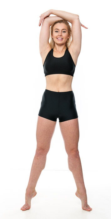KHPN-5 Women's All Colours Nylon Lycra Dance Gymnastics Running Shorts Hot Pants