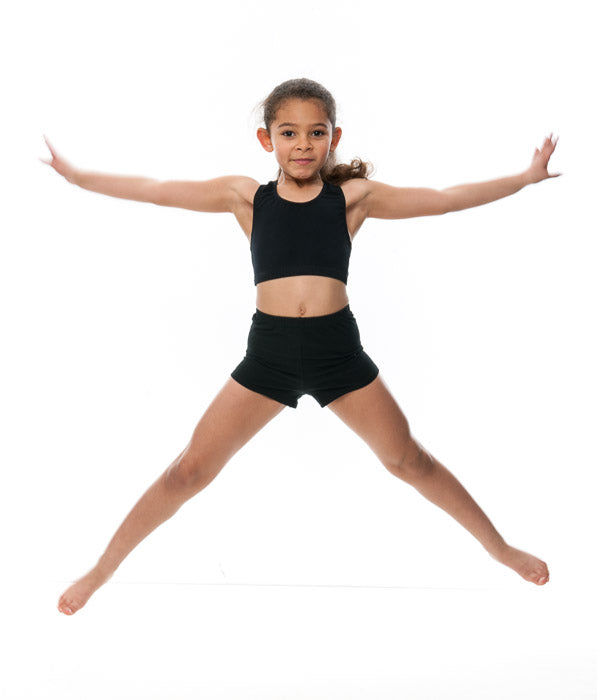 KCTC-6 Girls All Colours Cotton Tank Back Dance Fitness Gym Crop Top