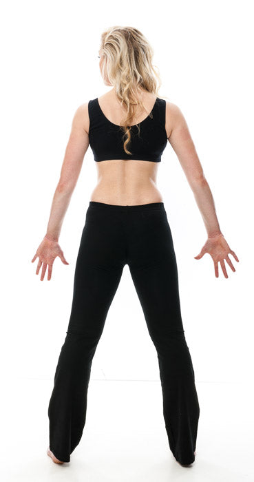 Ladies Girls Black Cotton Ballet Dance Jazz Pants Trousers KJPC2