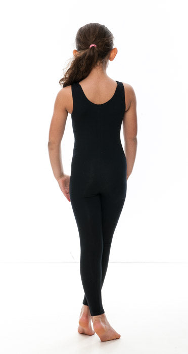 KDC056 Girls All Colours Cotton Sleeveless Footless Catsuit Unitard
