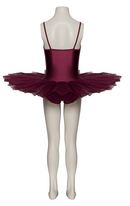 Burgundy Premium Plain Dance Ballet Tutu All Sizes