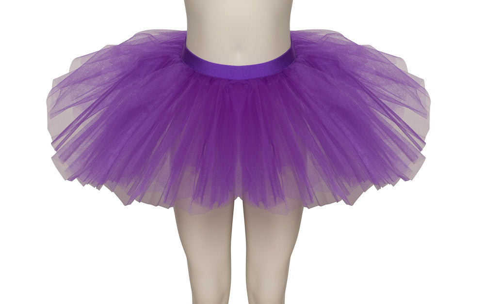 Purple Premium Plain Dance Ballet Tutu Skirt All Sizes