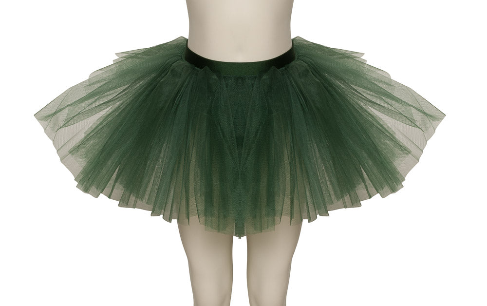 Forest Green Premium Plain Dance Ballet Tutu Skirt All Sizes