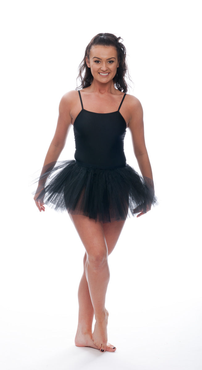 Black Premium Plain Dance Ballet Tutu Skirt All Sizes