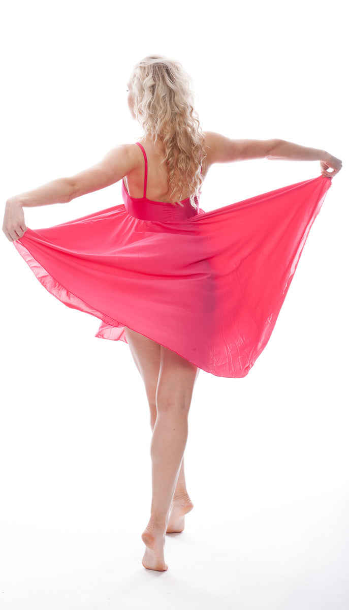 Fuchsia All Sizes Plain Lyrical Dress Contemporary Ballet Dance Costume