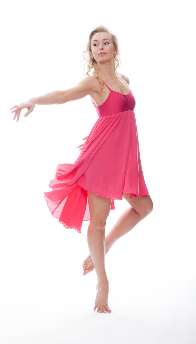Fuchsia All Sizes Plain Lyrical Dress Contemporary Ballet Dance Costume