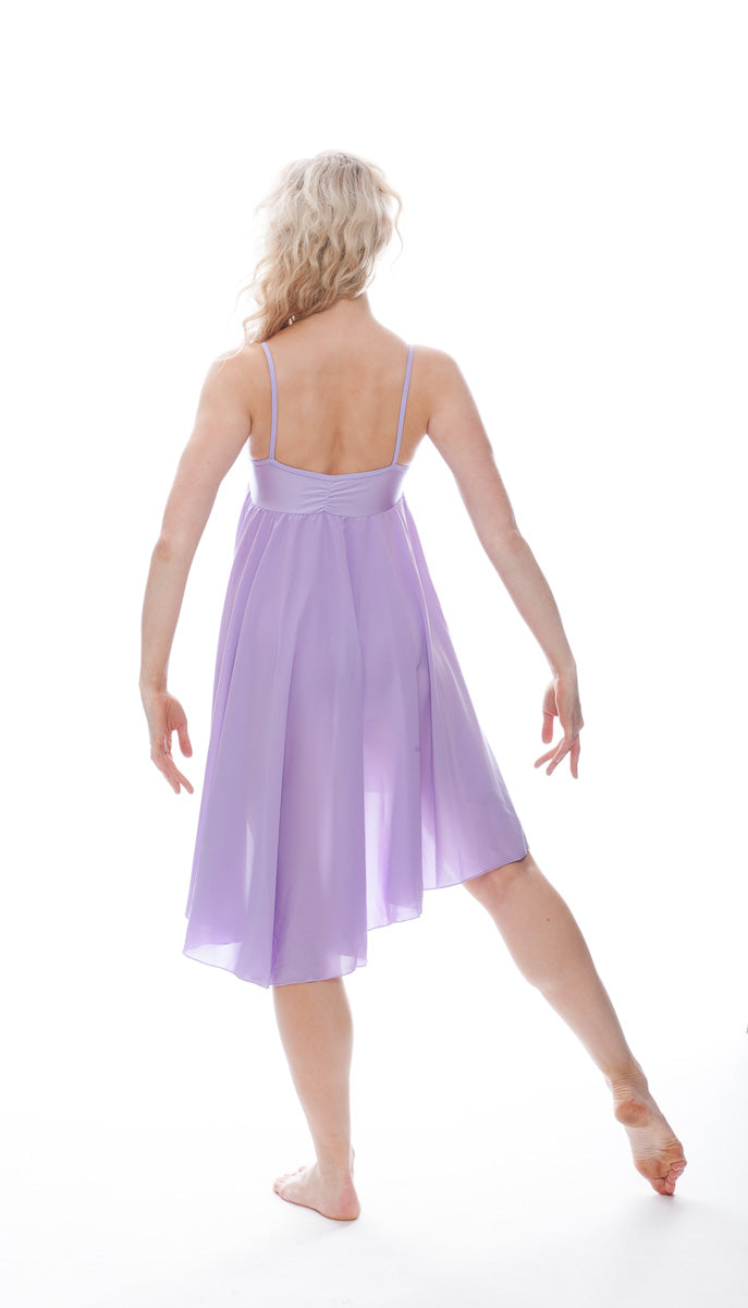 Lilac All Sizes Plain Lyrical Dress Contemporary Ballet Dance Costume