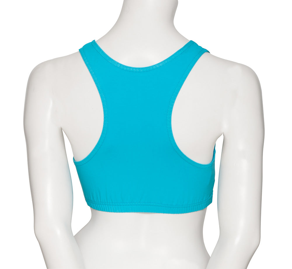 KCTC-5 Women's All Colours Cotton Racer Back Dance Fitness Gym Crop Top